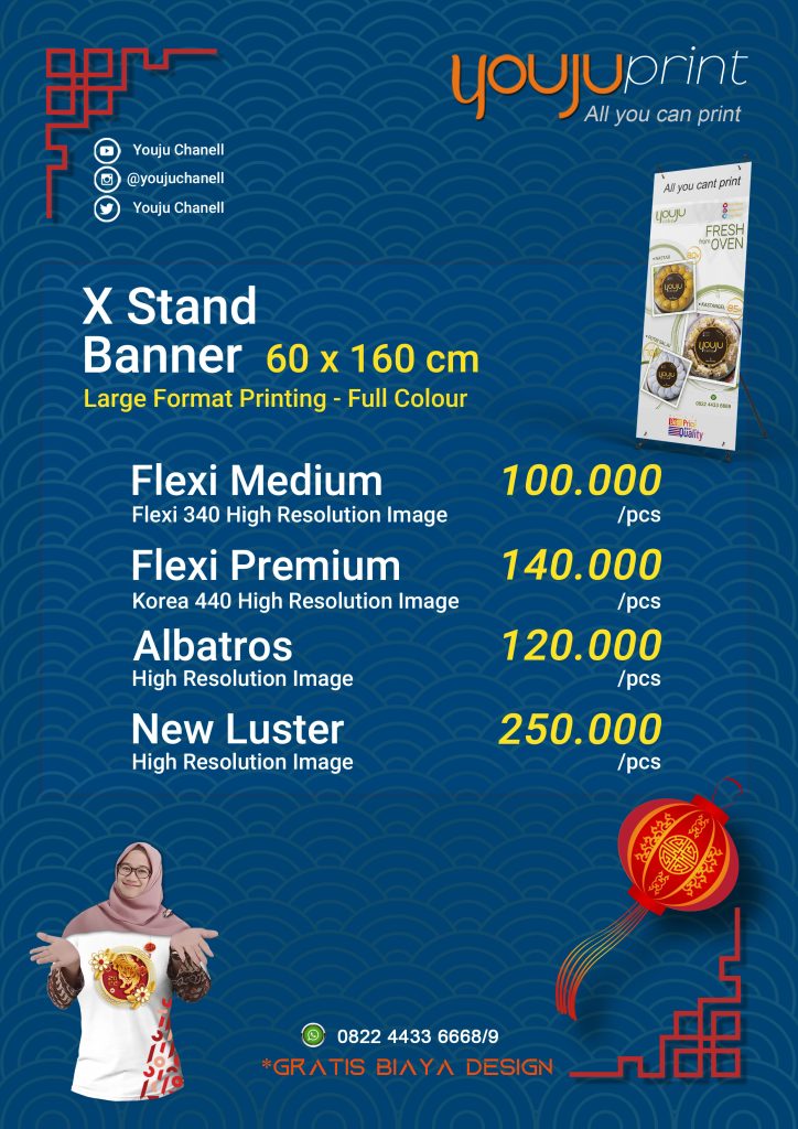 X-Banner 60x160cm Imlek